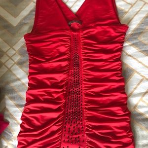 Red dressy shirt from Suzy Shier - Small